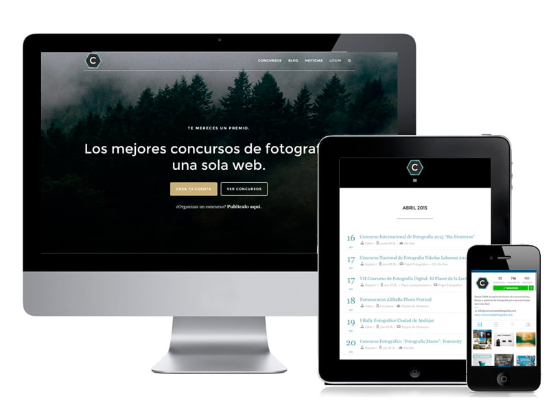 Concursos de Fotografía. Varios dispositivos