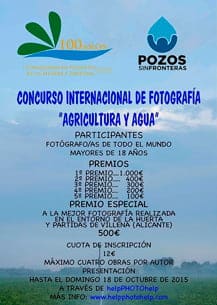 Concurso Internacional de Fotografía: Agricultura y Agua