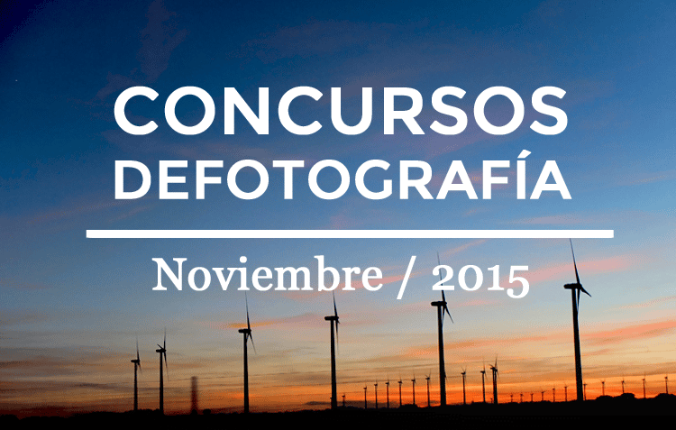 Los mejores concursos de fotografía Noviembre 2015