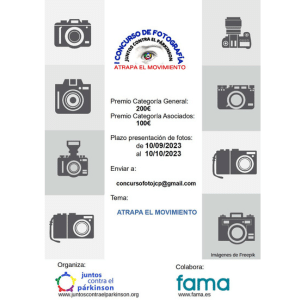 I Concurso de Fotografía de Juntos Contra el Párkinson “Atrapa el movimiento”